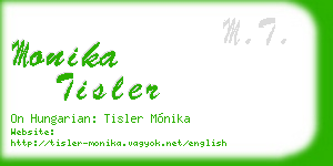monika tisler business card